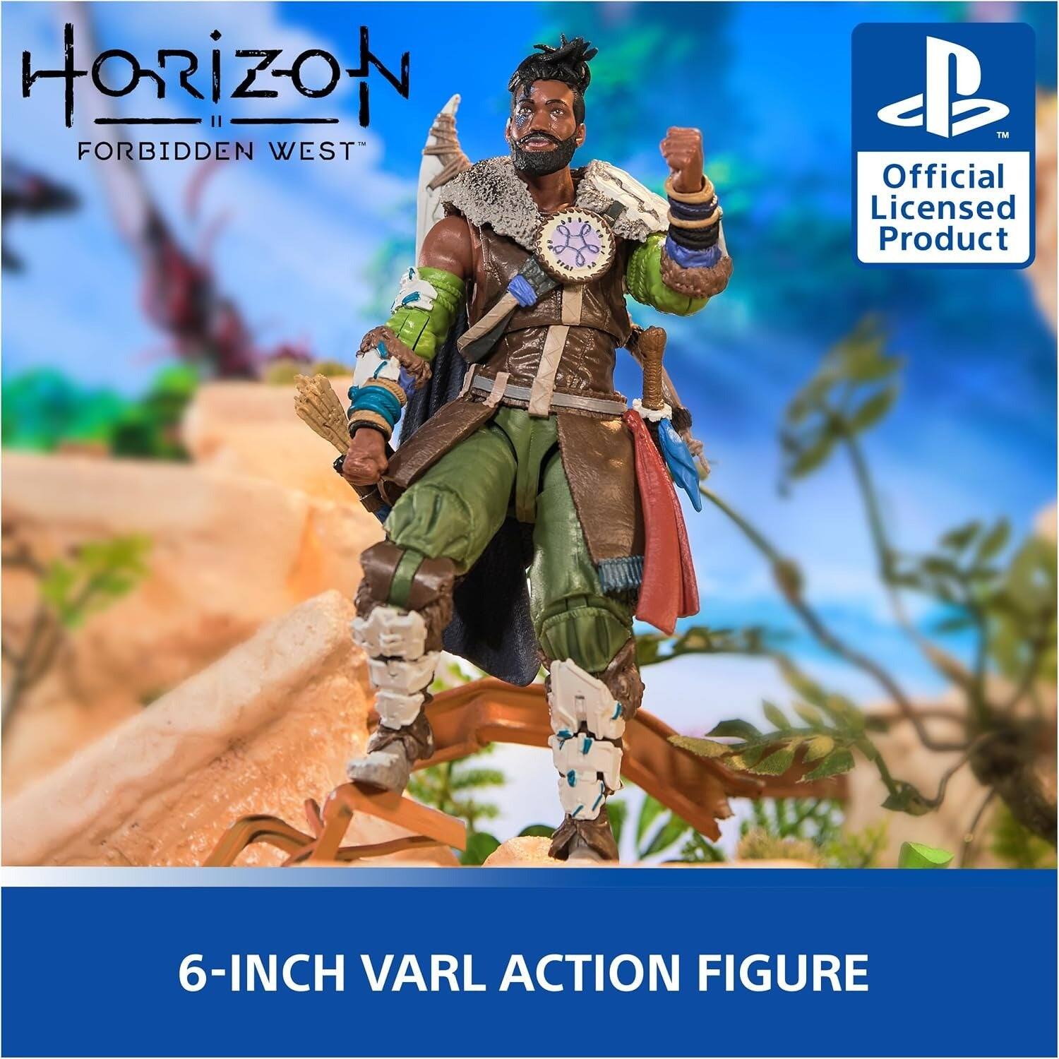 HORIZON FORBIDDEN WEST  
TAST  
es  
TIM Official Licensed Product  
6-INCH VARL ACTION FIGURE