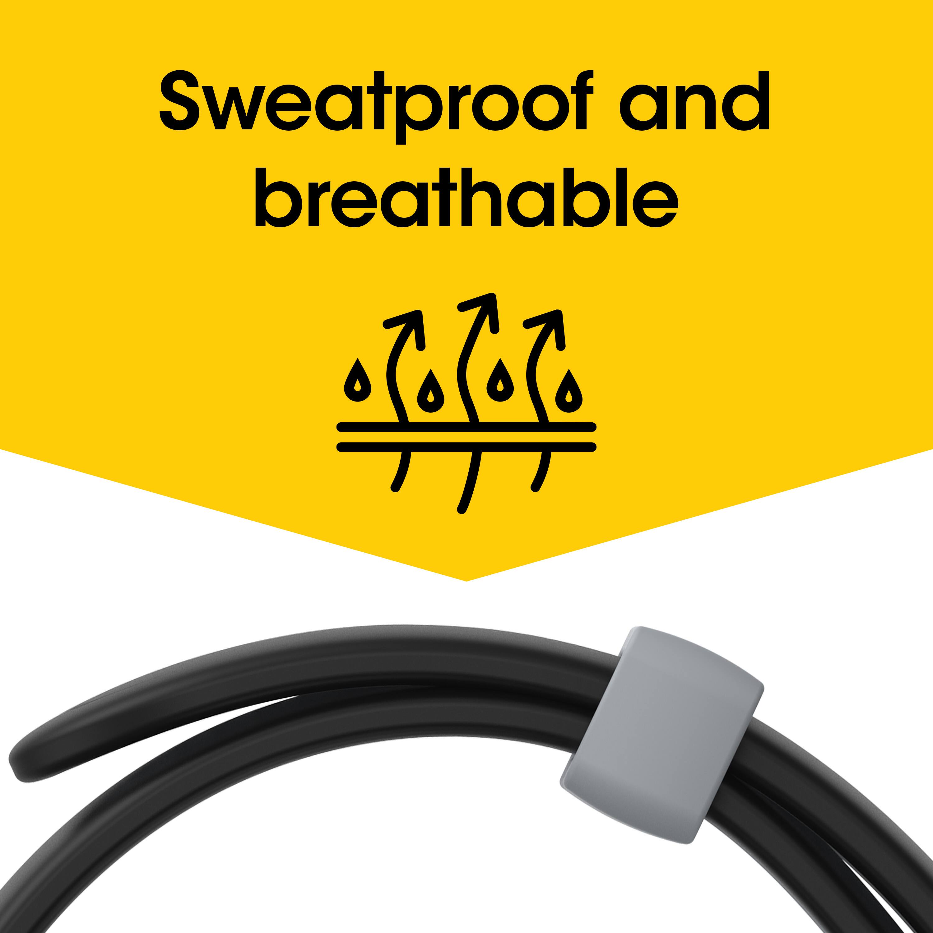 Sweatproof and breathable