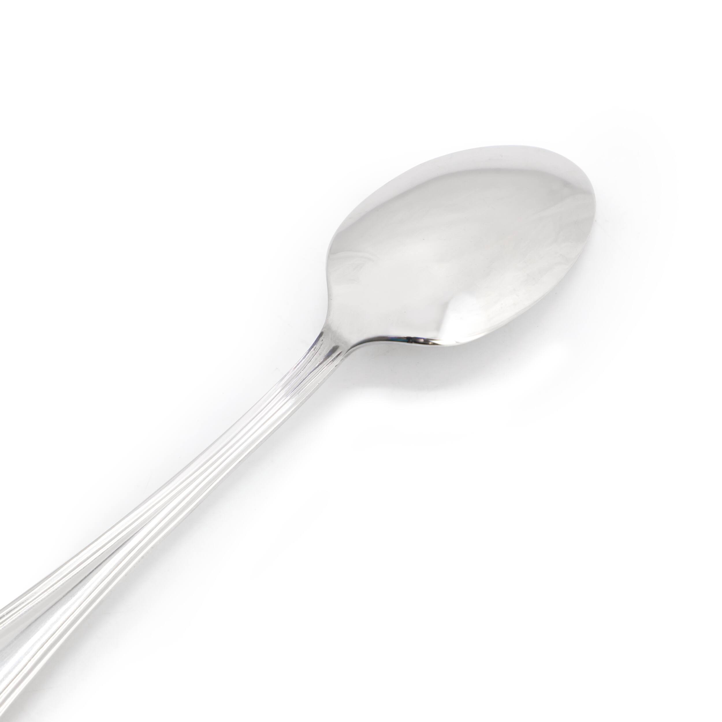 Back. Gibson - Gibson Home Hillside Daisies 10 Piece Stainless Steel Teaspoon Set - Silver.