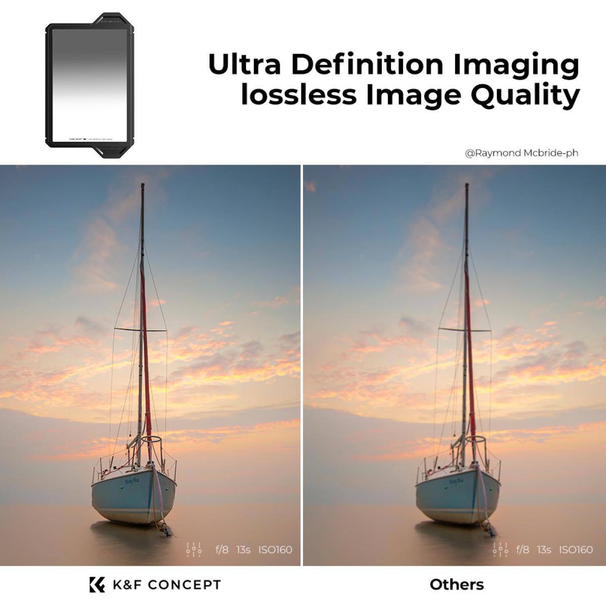 Ultra Definition Imaging lossless Image Quality  
@Raymond Mcbride-ph  

f/8 13s ISO160  

K&F CONCEPT  

Others