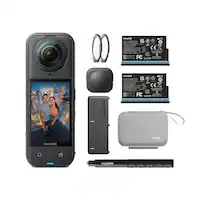 Insta360 - X5 Essentials Bundle - Black - Front_Zoom