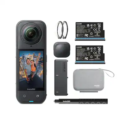 Insta360 X5 Essentials Bundle Black X504 - Best Buy Insta360 X5 Essentials Bundle Black X504 - Best Buy