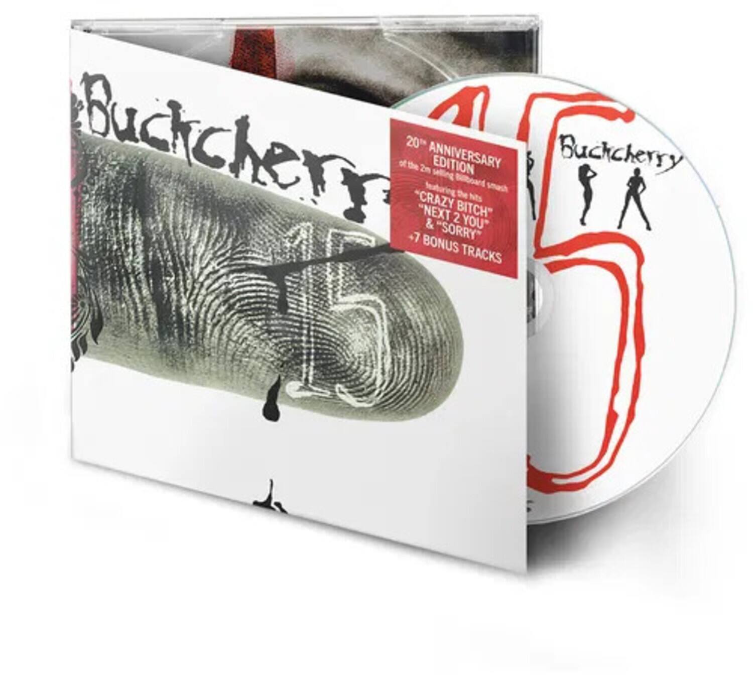 Buckcherry  
20th Anniversary Edition  
Buckcherry selling featuring the hits "CRAZY BITCH" "NEXT 2 YOU" "SORRY"  
BONUS TRACKS  

20th ANNIVERSARY EDITION  
of the 20th anniversary  
"CRAZY BITCH" "NEXT 2 YOU" "SORRY"  
+ 7 BONUS TRACKS