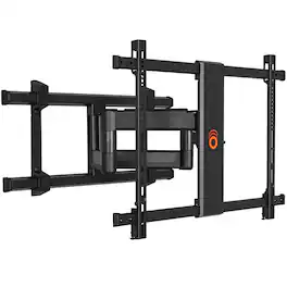 ECHOGEAR - XL Full Motion TV Wall Mount - Universal Bracket for Big TVs Up to 90" - Extend, Swivel, Tilt -Ideal for OLED & QLED TVs - Black