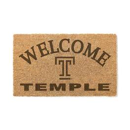 Jardine - Temple Owls 18" x 34" Welcome Coir Doomat - Brown