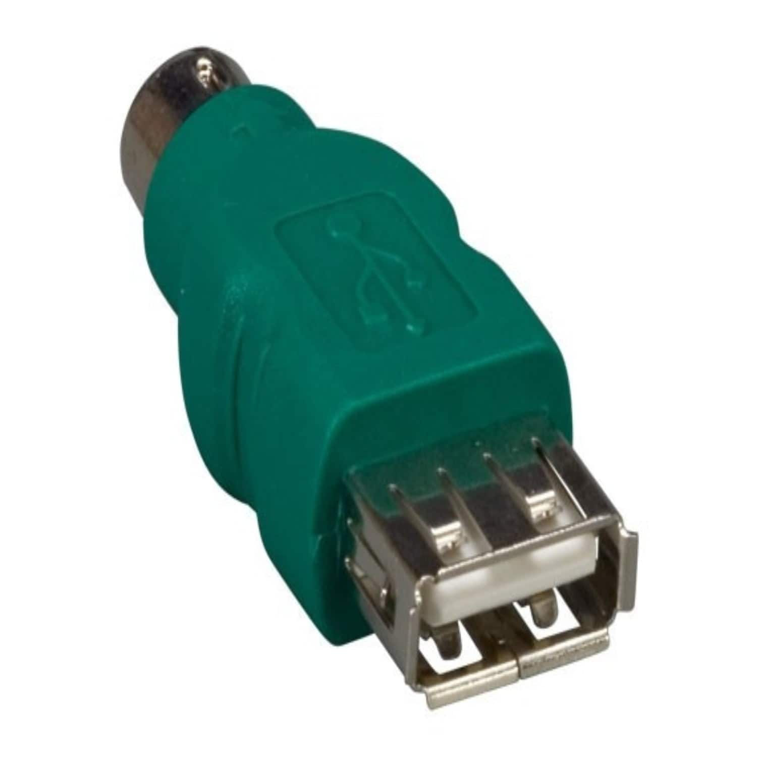 Sanoxy USB Type A Female to PS/2 6 pin Male Converter Green SNX