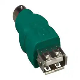 Sanoxy - USB Type A Female to PS/2 6-pin Male Converter - Green