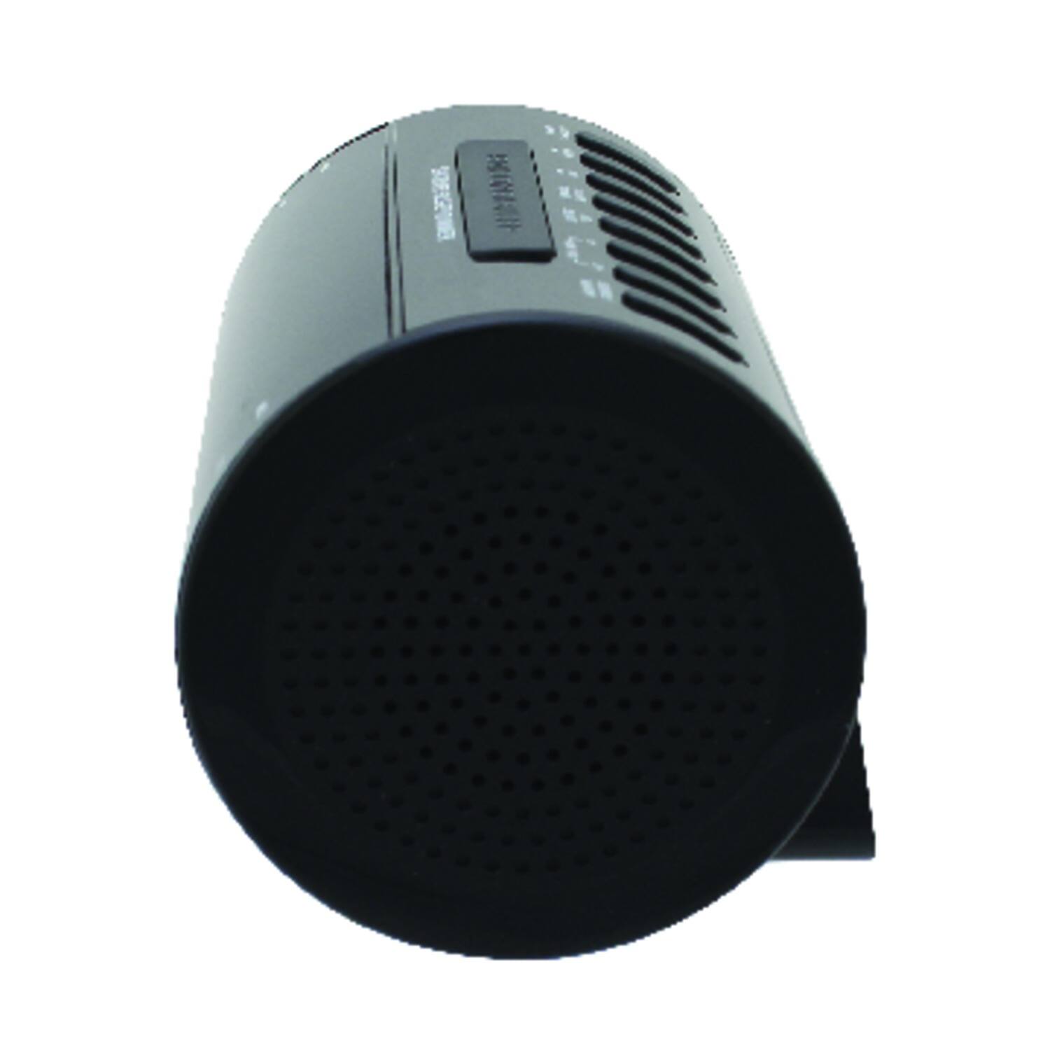 Angle. Jensen - AM/FM Dual-Alarm Clock Radio - Black.