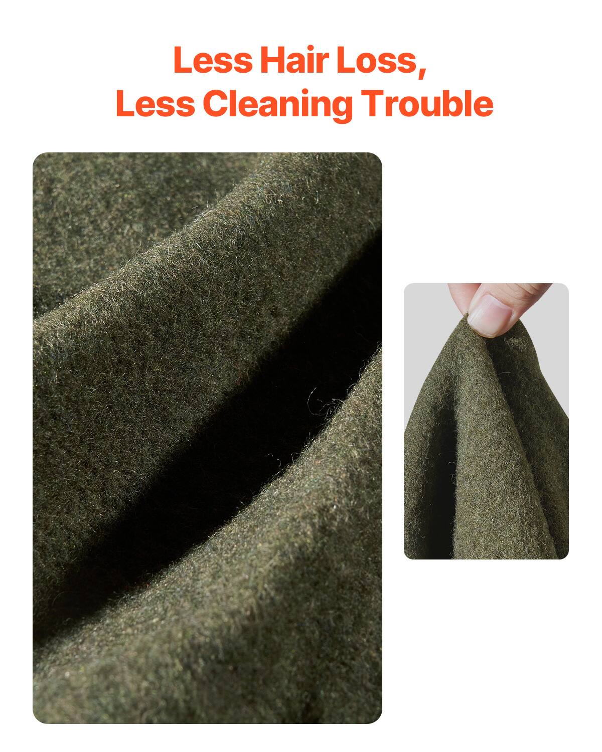 Less Hair Loss, Less Cleaning Trouble