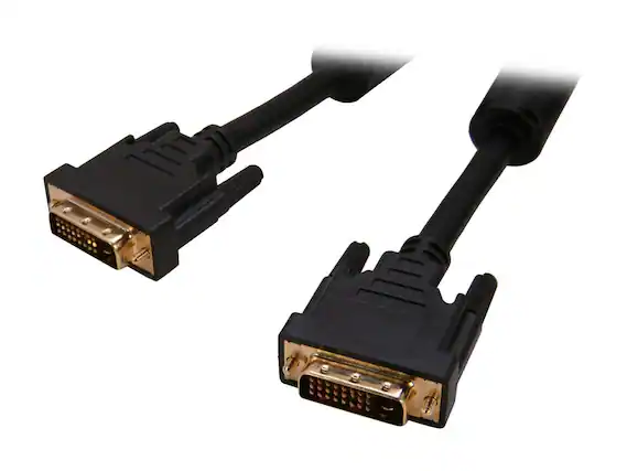 Front. Nippon Labs - Nippon Labs DVI15DD 15 ft. DVI D Dual Link (24 + 1) Male to Male Cable, Black.
