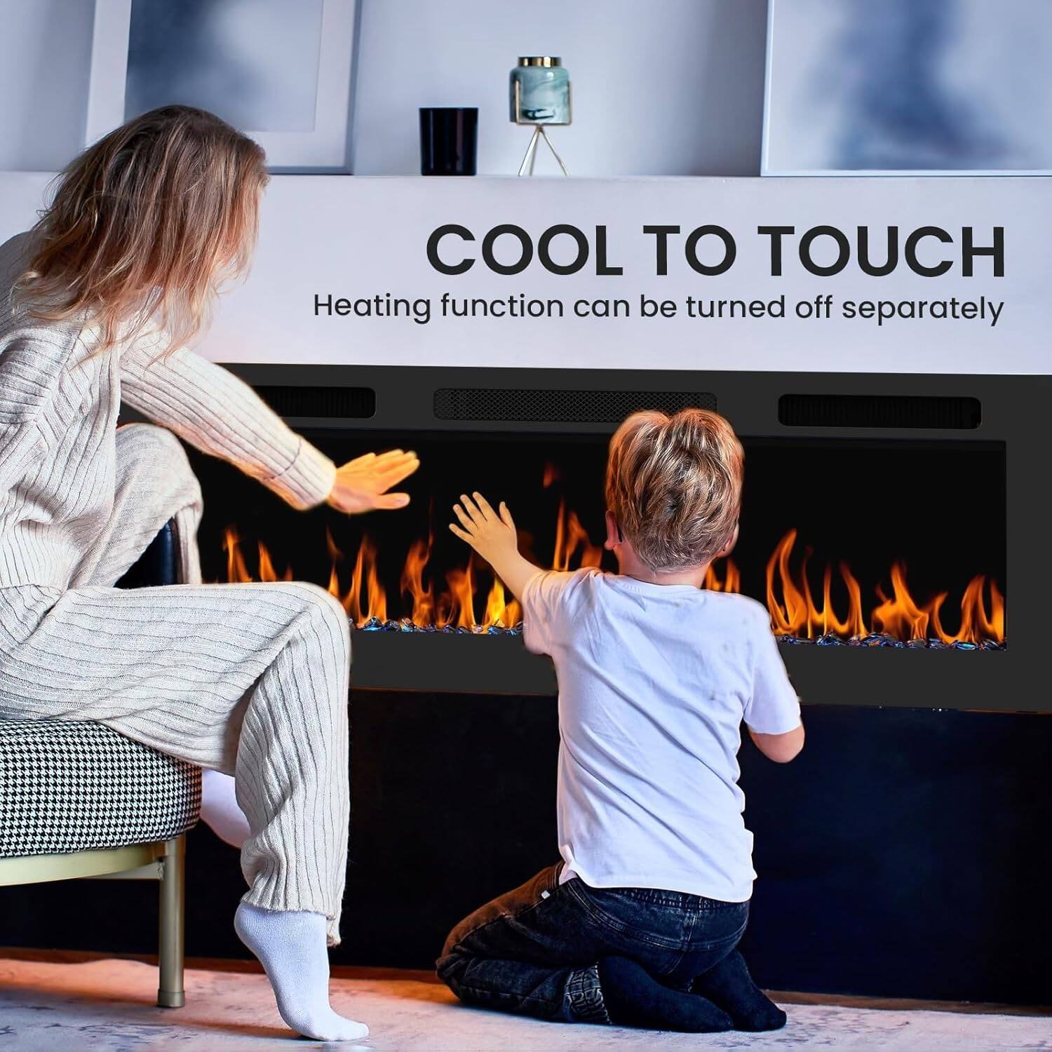 COOL TO TOUCH  
Heating function can be turned off separately