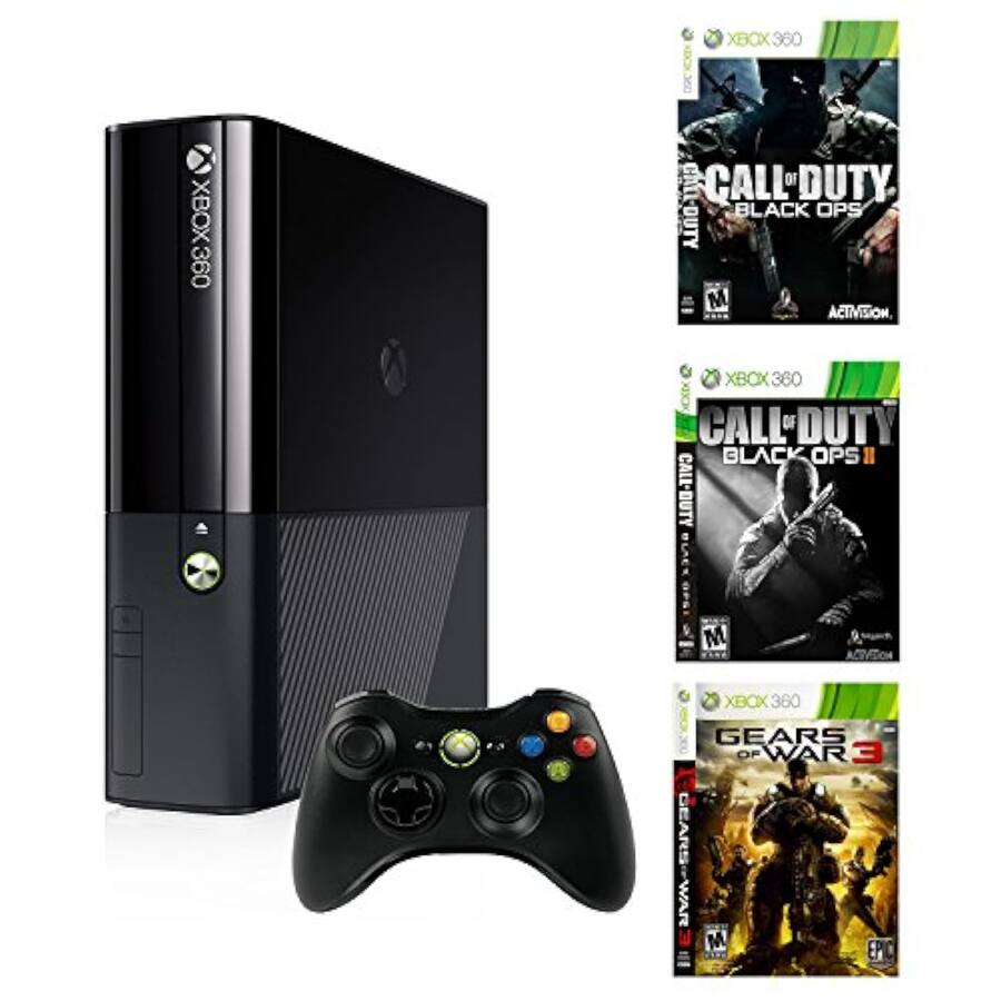 Refurbished Excellent Xbox 360 500GB With Gears Of War 3 And Call Of