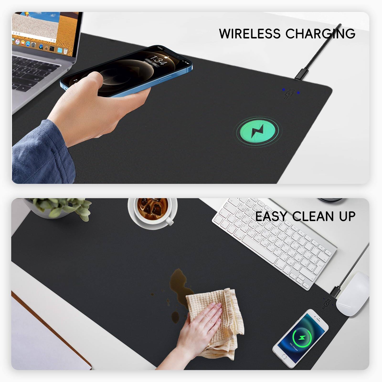 WIRELESS CHARGING

EASY CLEAN UP