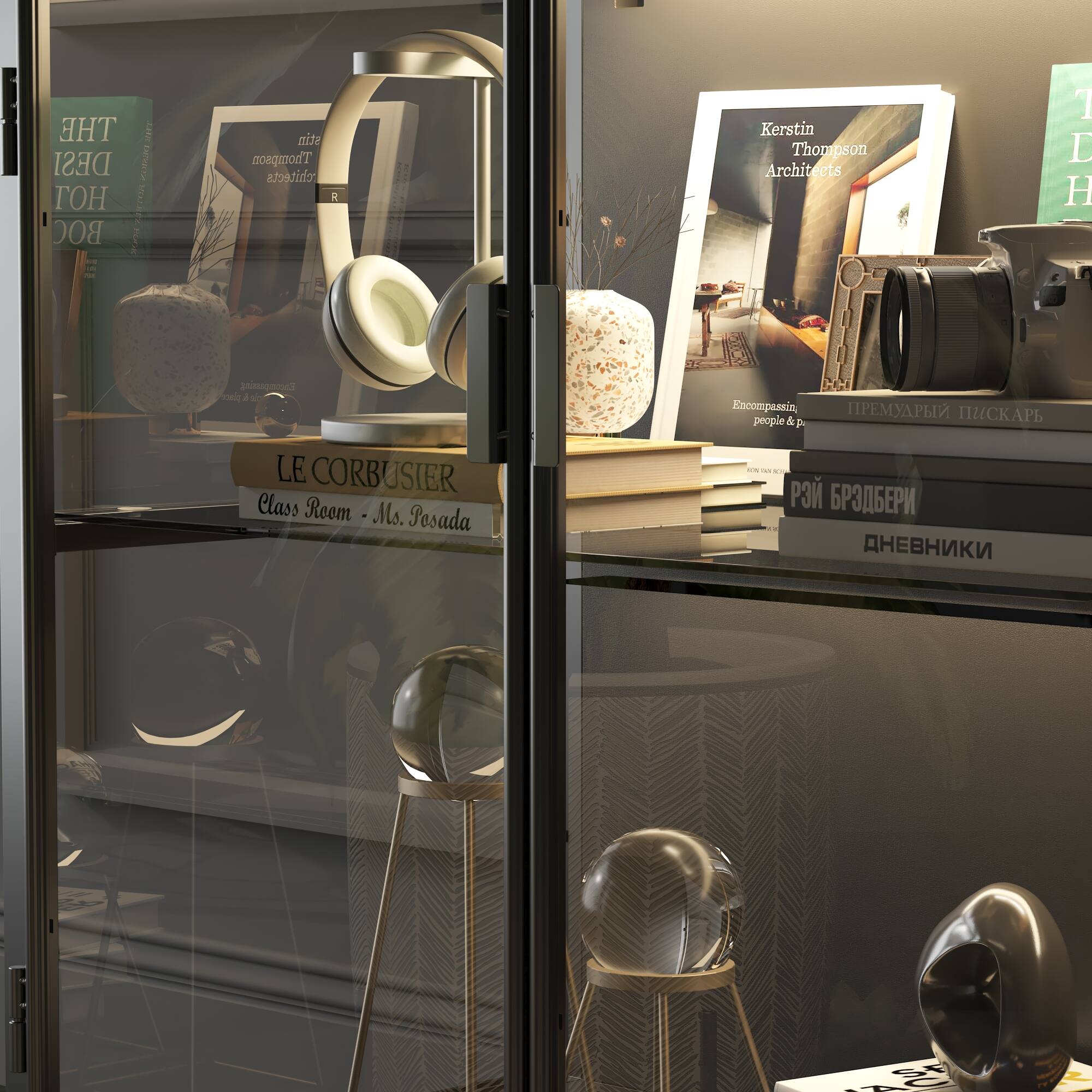 THE I DESI bue  :  : stin Thompson chitects R Kerstin Thompson Architects 1 L H  Soeid A de Encompassin,   people & A LE CORBUSIER Class Room . Ms. Posada E C    E