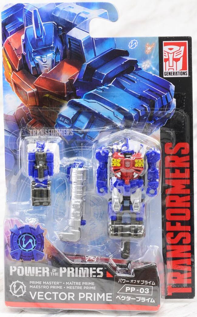 GENERATIONS  
TRANSFORMERS  
POWER OF THE PRIMES  
PRIME MASTER • MAITRE PRIME  
MAESTRO PRIME • MESTRE PRIME  
VECTOR PRIME  
PP-03