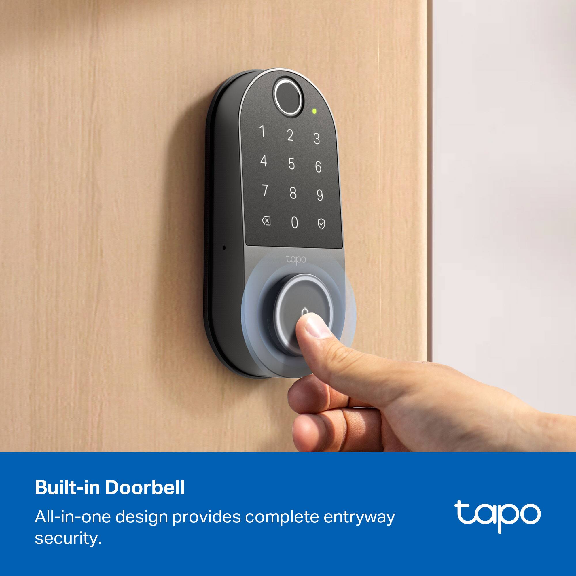 1 4 7 2 5 8 3 6 9 (x 0 0 tapo

Built-in Doorbell
All-in-one design provides complete entryway security.