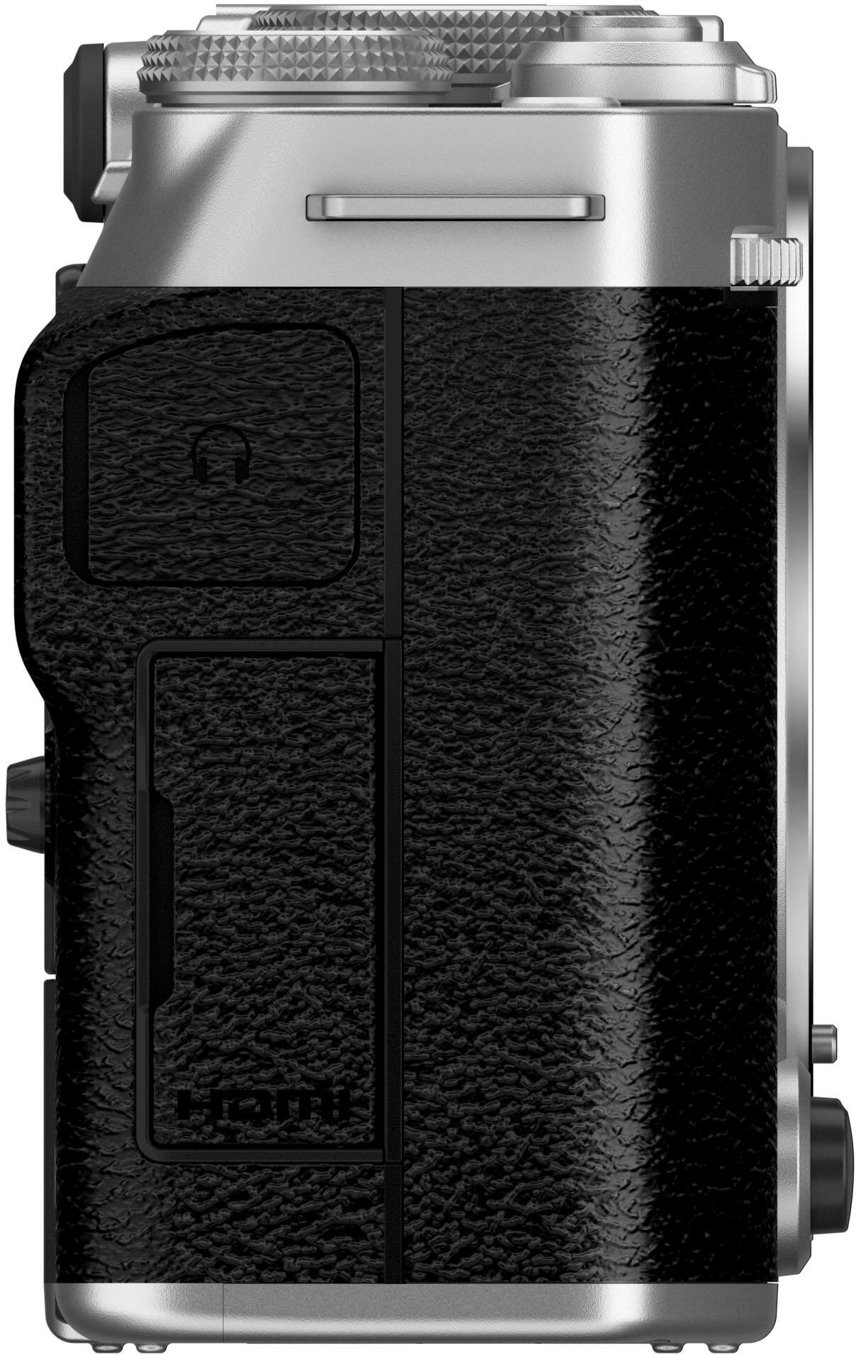 Alt View 3. Fujifilm - X-M5 Mirrorless Camera Body - Silver.