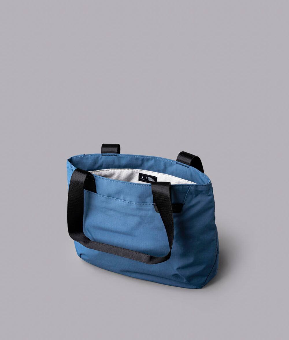 Alt View 2. ALPAKA - Elements Tote 9L Small Tote Bag for 11" Devices - Blue Axoflux 210D.