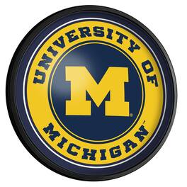 The Fan-Brand - Michigan Wolverines 18'' x 18'' Slimline Illuminated Wall Sign - Multicolor