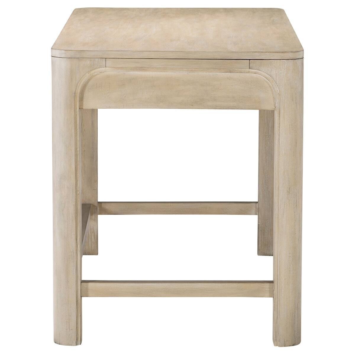 Loheer Makeup Vanity Table, Finish, Two Felt Lined Drawers Weathered ...
