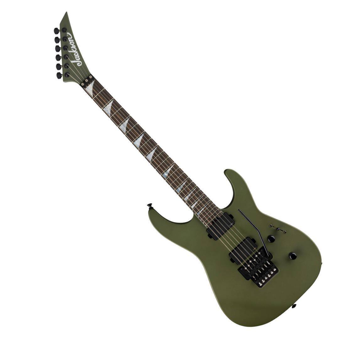Back. Jackson - Jackson American Series Soloist SL2MG Electric Guitar - Matte Army Drab.