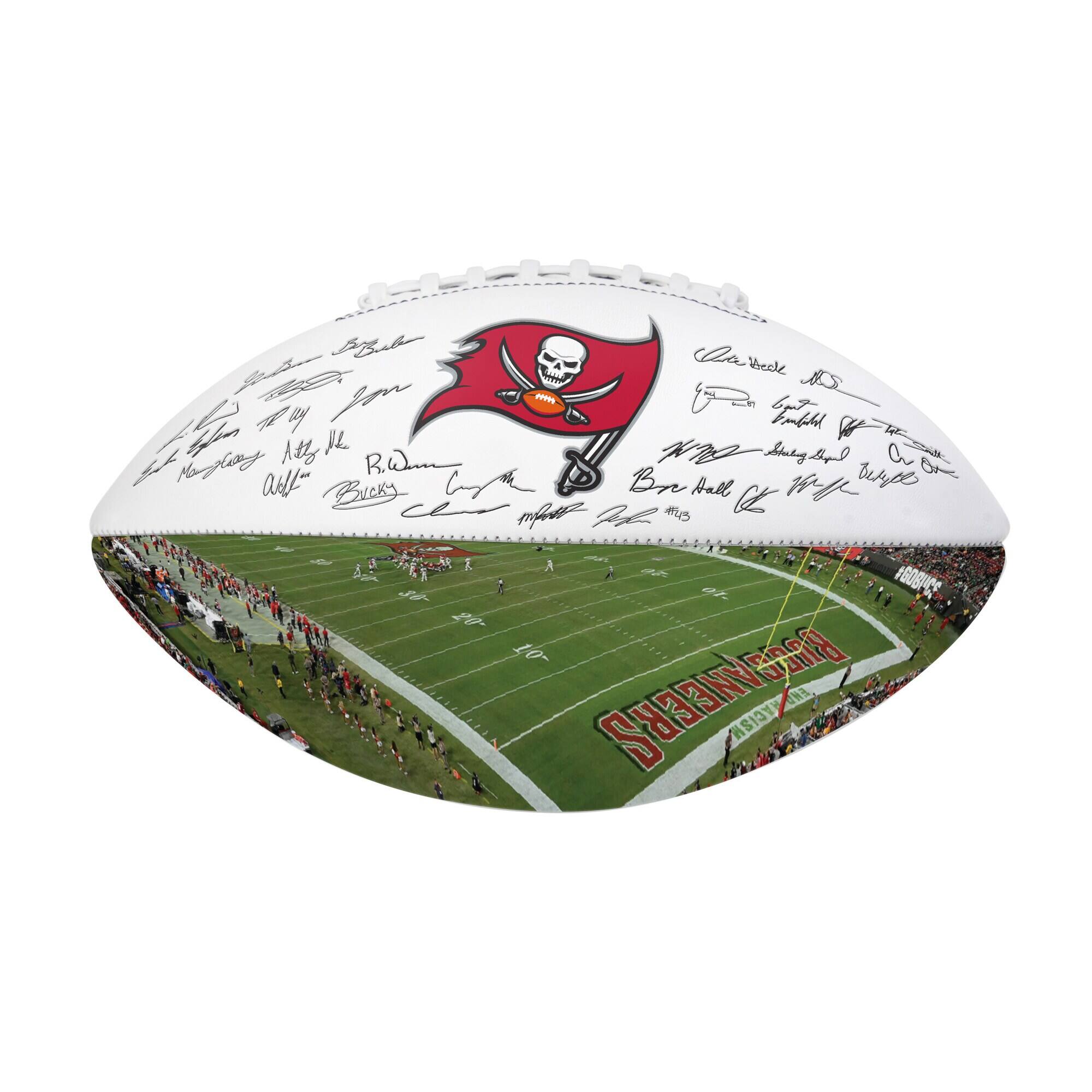 Logo Brands - Tampa Bay Buccaneers 2025 Autograph Signature Football - Red