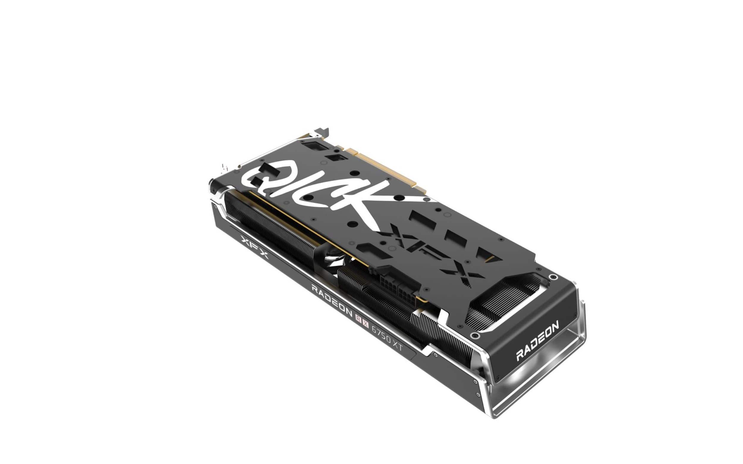 Alt View Zoom 16. XFX - SPEEDSTER QICK319 AMD Radeon RX 6750XT Core 12GB GDDR6 PCI Express 4.0 Gaming Graphics Card - Black.