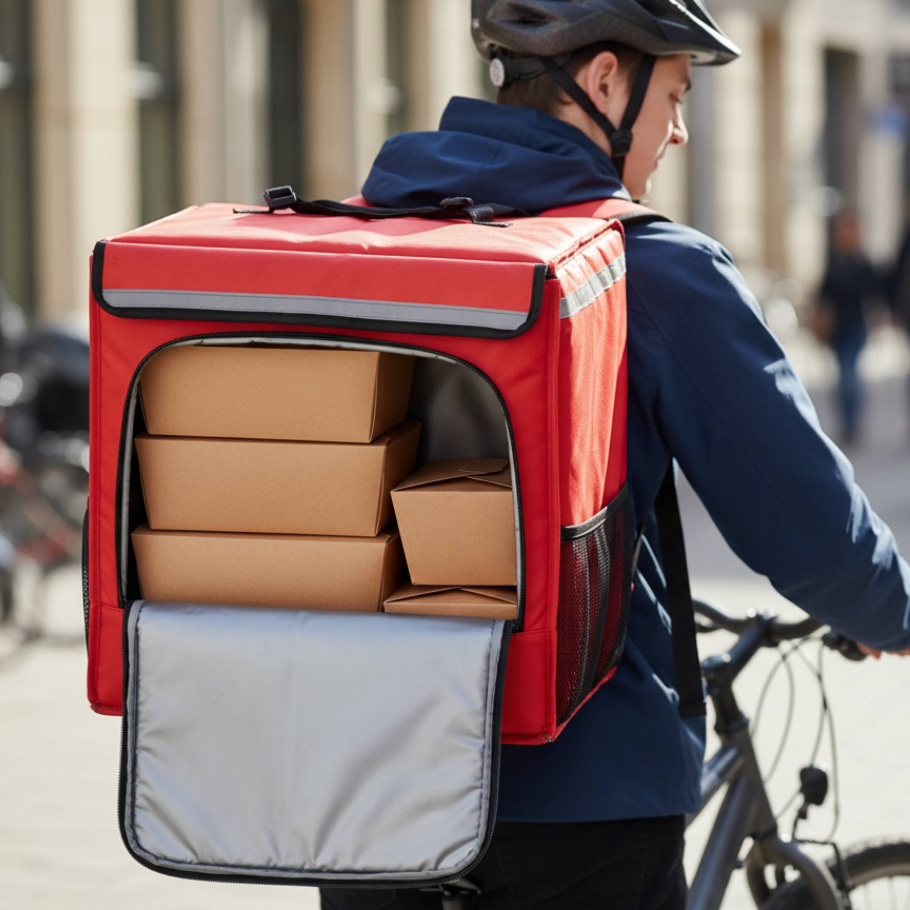 Alt View 3. Eco Harmony Products - Kraft Paper Take-Out Boxes, Bio Box, 8.9" x 6.5" x 3.5", 160-Pack - Tan.