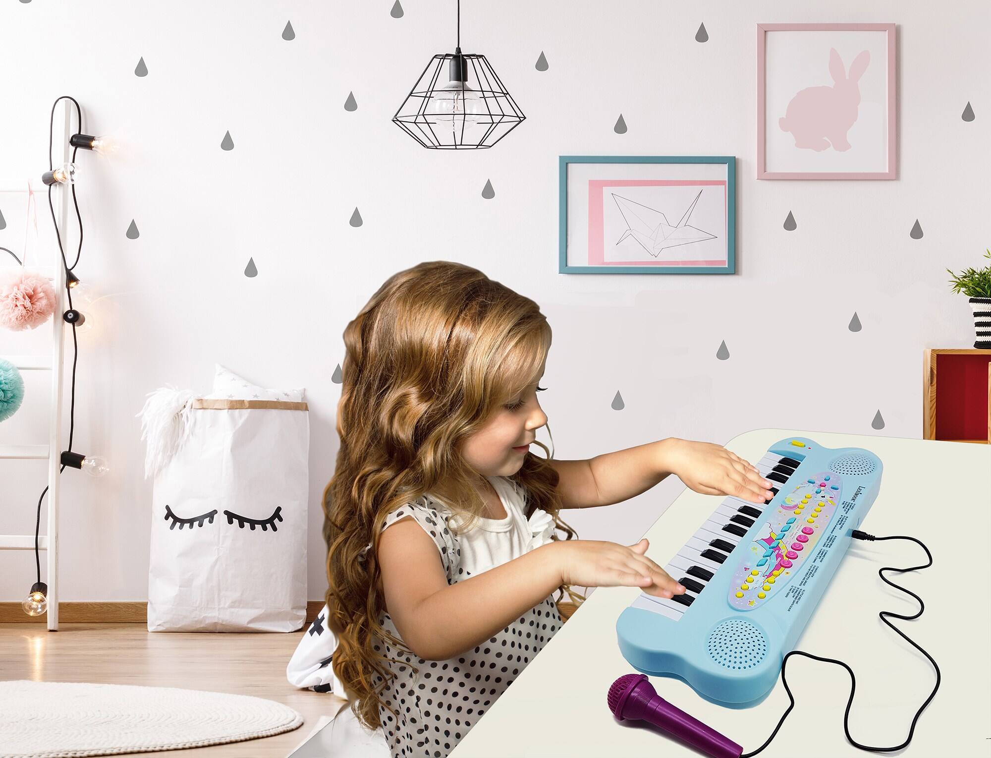 Alt View 9. Lexibook - Unicorn Electronic Piano Keyboard with Mic (32 Keys).