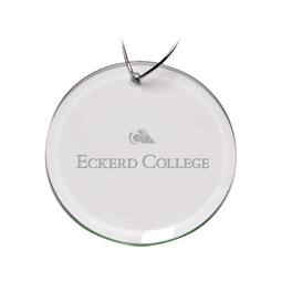 Jardine - Eckerd Tritons Team Logo 3'' Round Glass Ornament - Multicolor