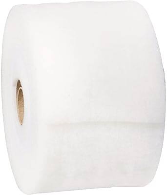 Alt View 1. 3M - 3M Easy Trap Cotton Dusting Cloths, 6" x 5", White, 30-Ft. Roll, 60 Sheets/Roll (59032W) - White.