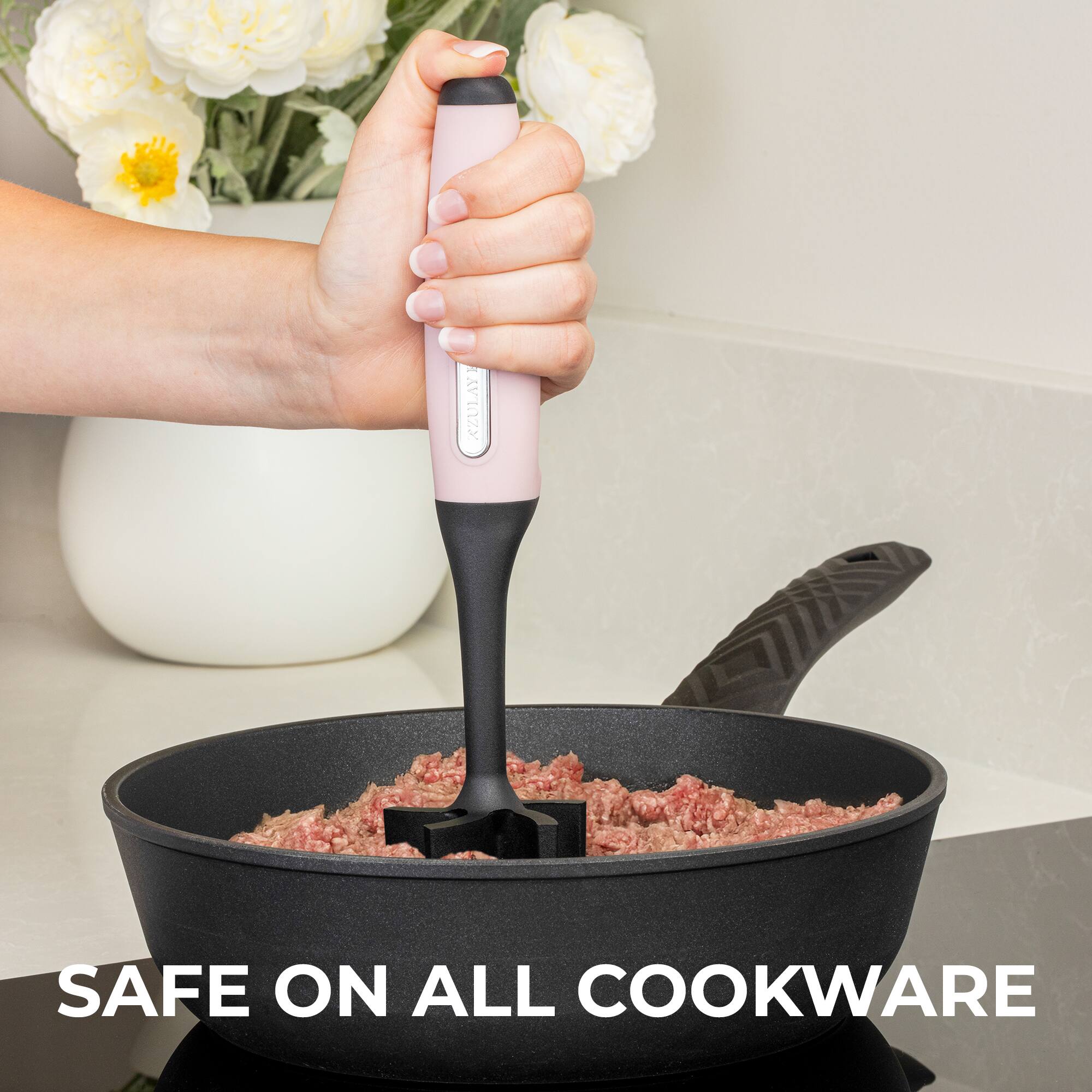 SAFE ON ALL COOKWARE