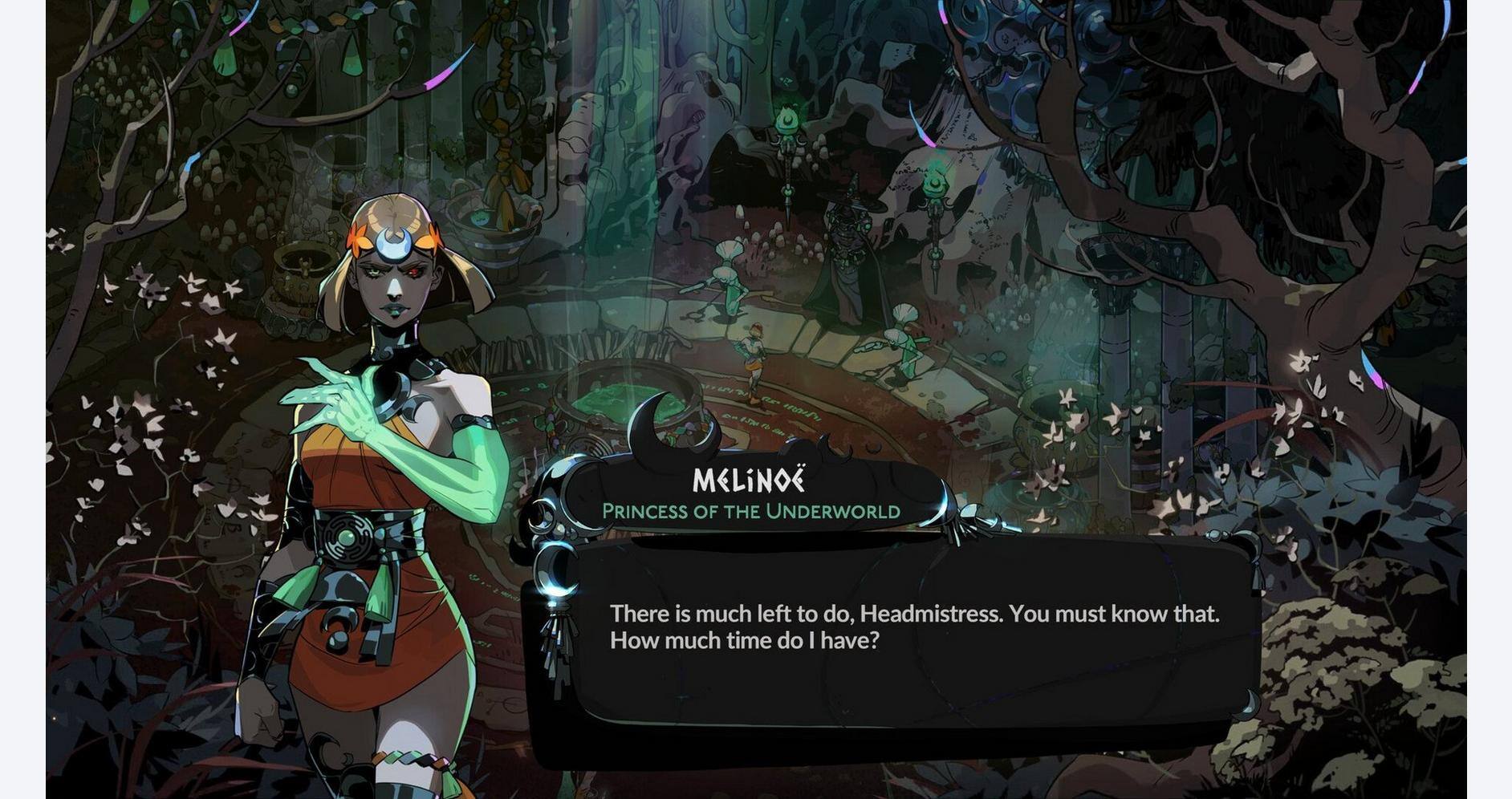 MELINOE PRINCESS OF THE UNDERWORLD

There is much left to do, Headmistress. You must know that. How much time do I have?