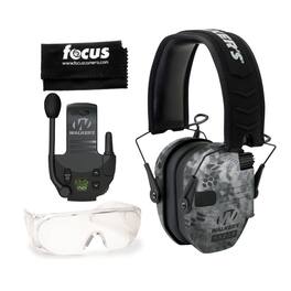 Walkers - Razor Digital Ear Muffs (Raid Kryptek) Bundle with Accessories - Kryptek Camo