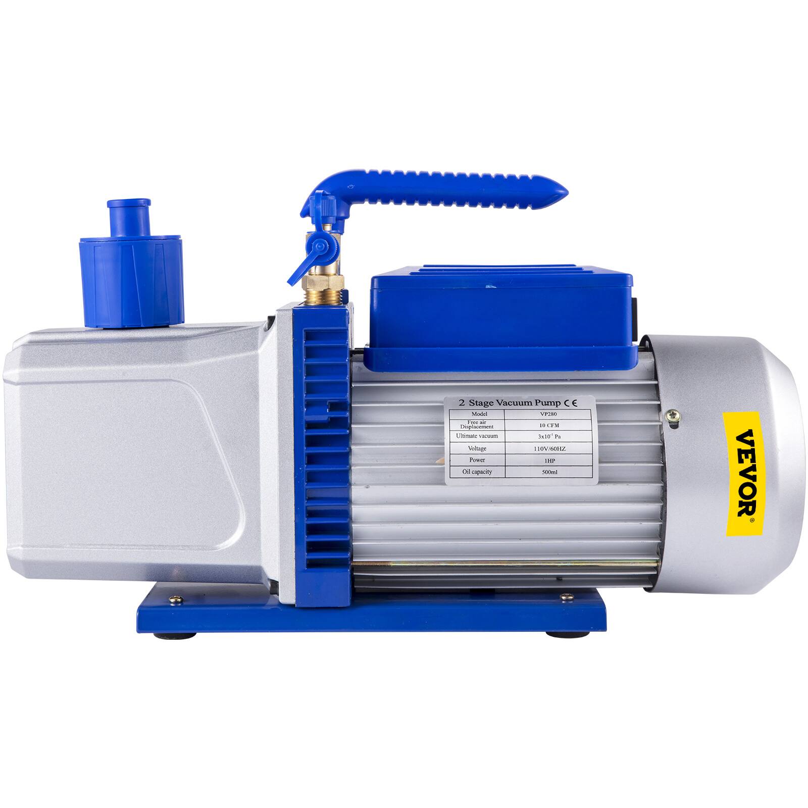 2 Stage Vacuum Pump C E ds . 1 - : 2M erea imate - Nue 7 Voluger V212 Poe P cagaritty - VEVOR