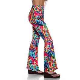 Underwraps - 60's Tie-Dye Women's Costume Bell Bottoms | Large - Multi-Colored