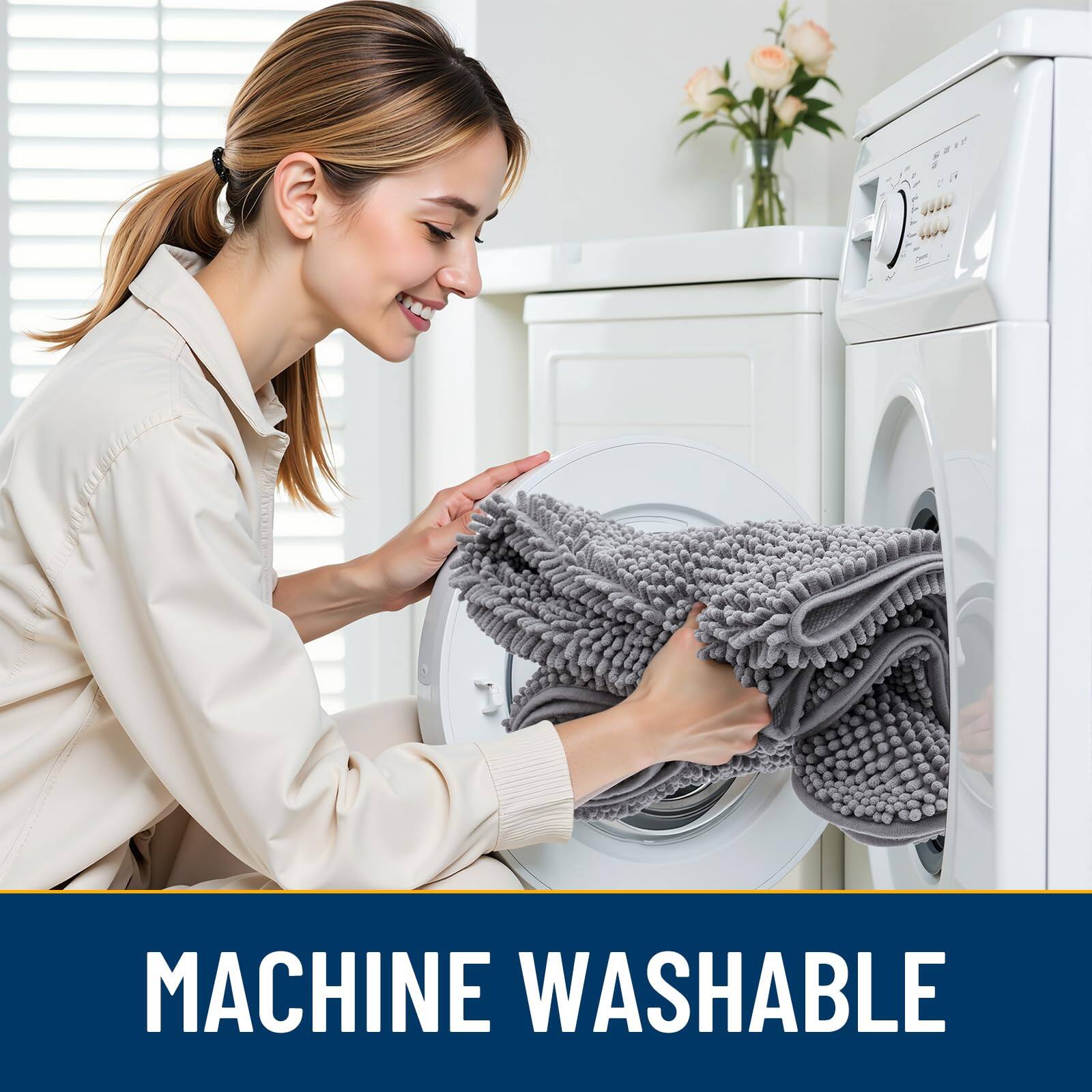 MACHINE WASHABLE