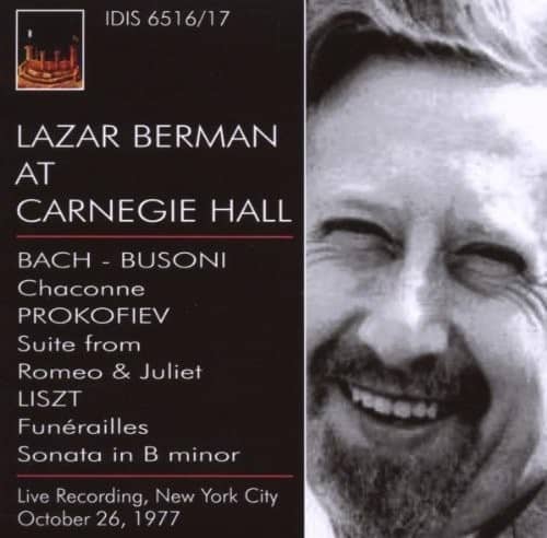 Bach,J.S. / Busoni - Lazar Berman  - COMPACT DISCS