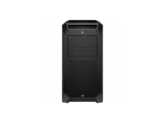 Front. HP - HP Z8 Fury G5 Workstation - 1 x Intel Xeon w7-3545 - 16 GB - 512 GB SSD - Tower - Black - Smart Buy - Intel W790 Chip - Black.