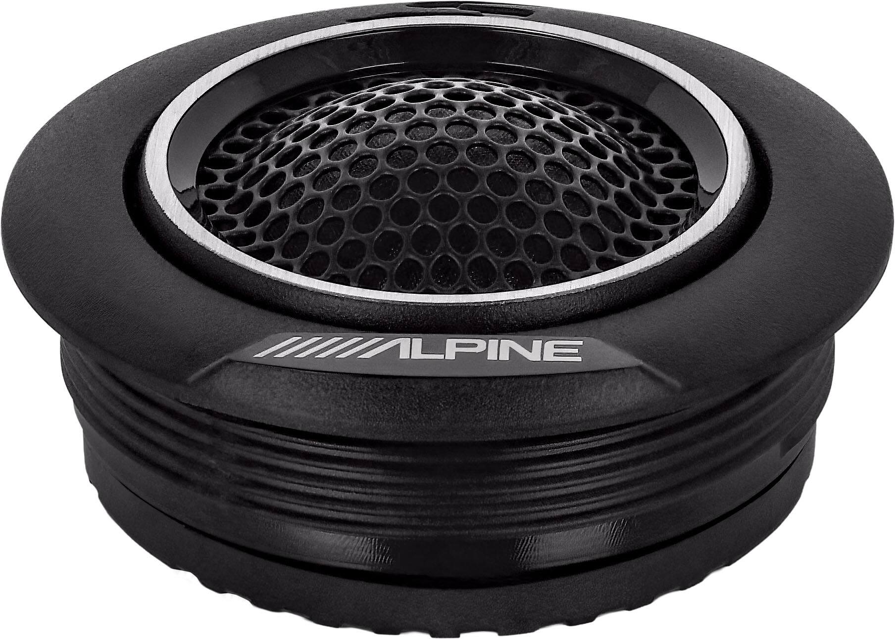 Left. Alpine - S-Series 1" Car Tweeter with Silk Dome Speaker Pair - Black.