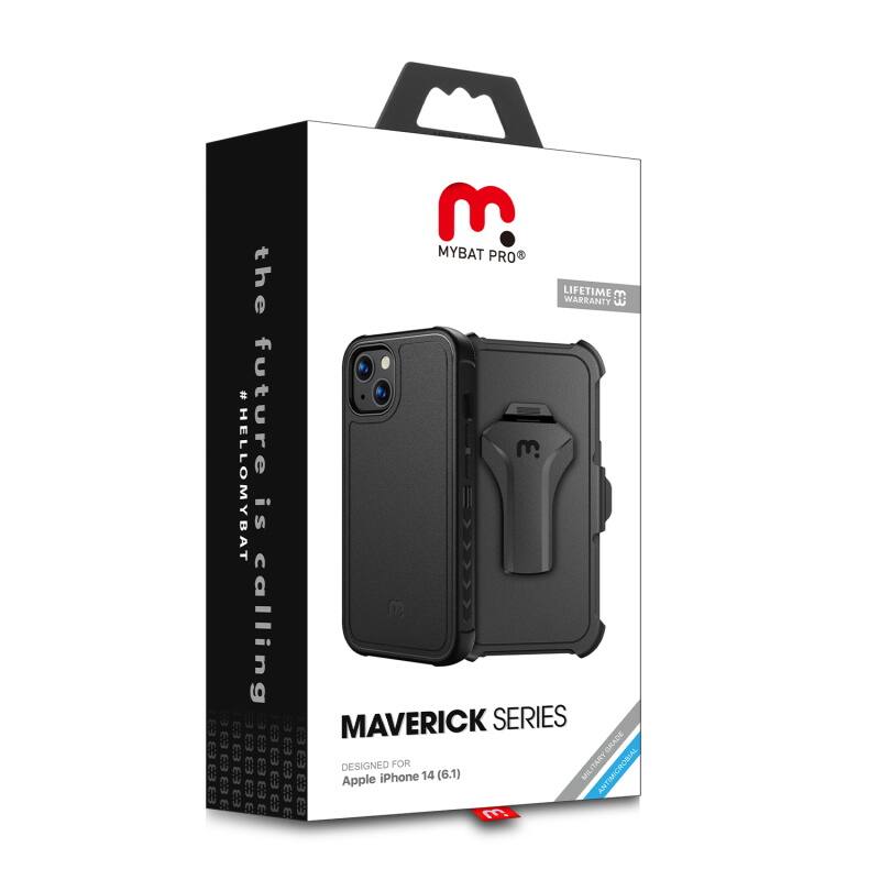 MYBAT PRO the LIFETIME WARRANTY #HELLOMYBAT is calling MAVERICK SERIES DESIGNED FOR Apple iPhone 14 (6.1)