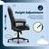The text on the image is already grouped and correctly states the instructions for adjusting the height of the chair.