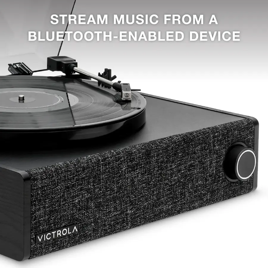 Stream music from a Bluetooth-enabled device with Victrola.
