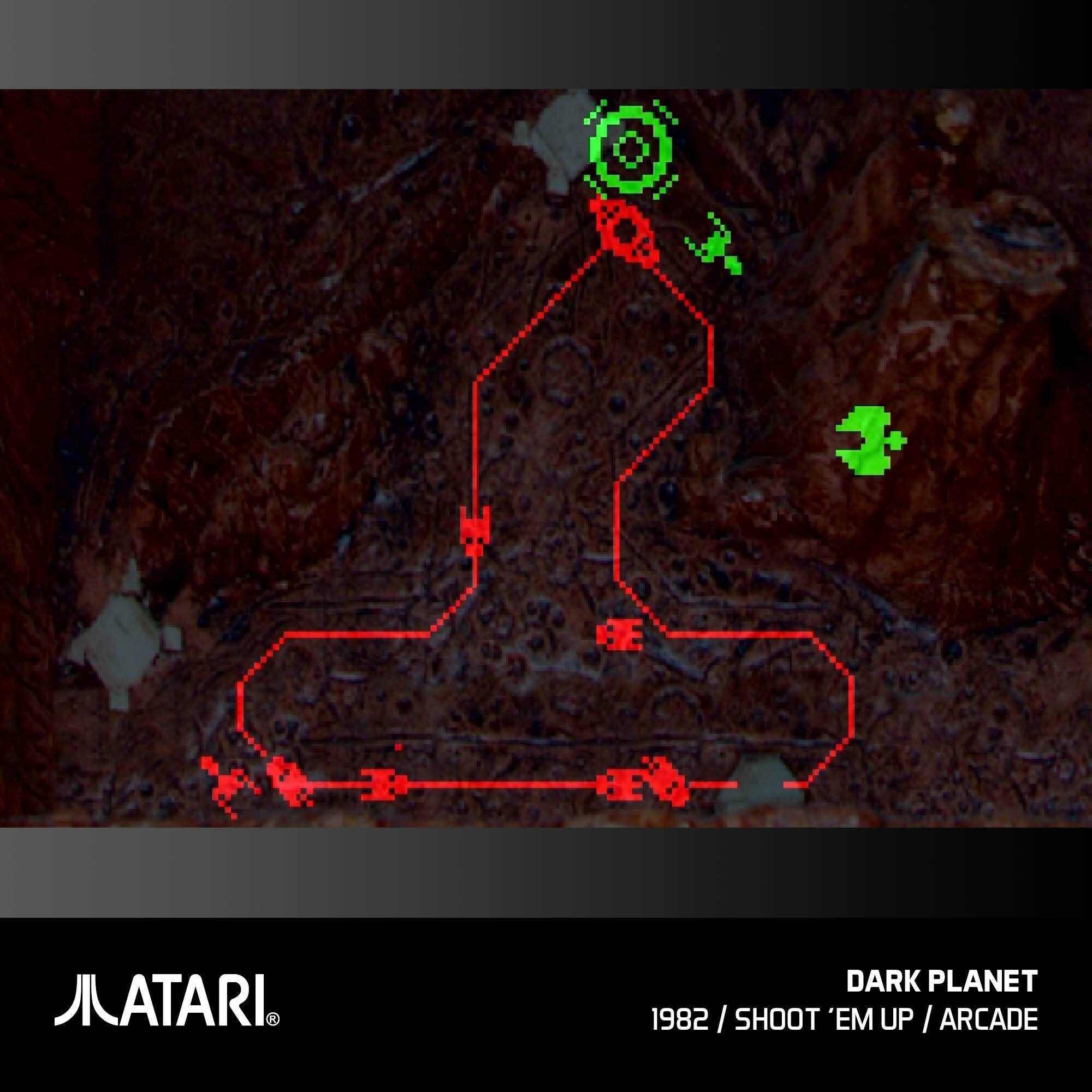 ATARI DARK PLANET 1982 SHOOT 'EM UP ARCADE