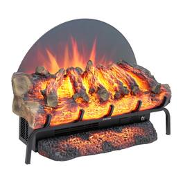 Touchstone Home Products - 27 in. Freestanding BurnBrite Smart Electric Log Insert 1500W - Black