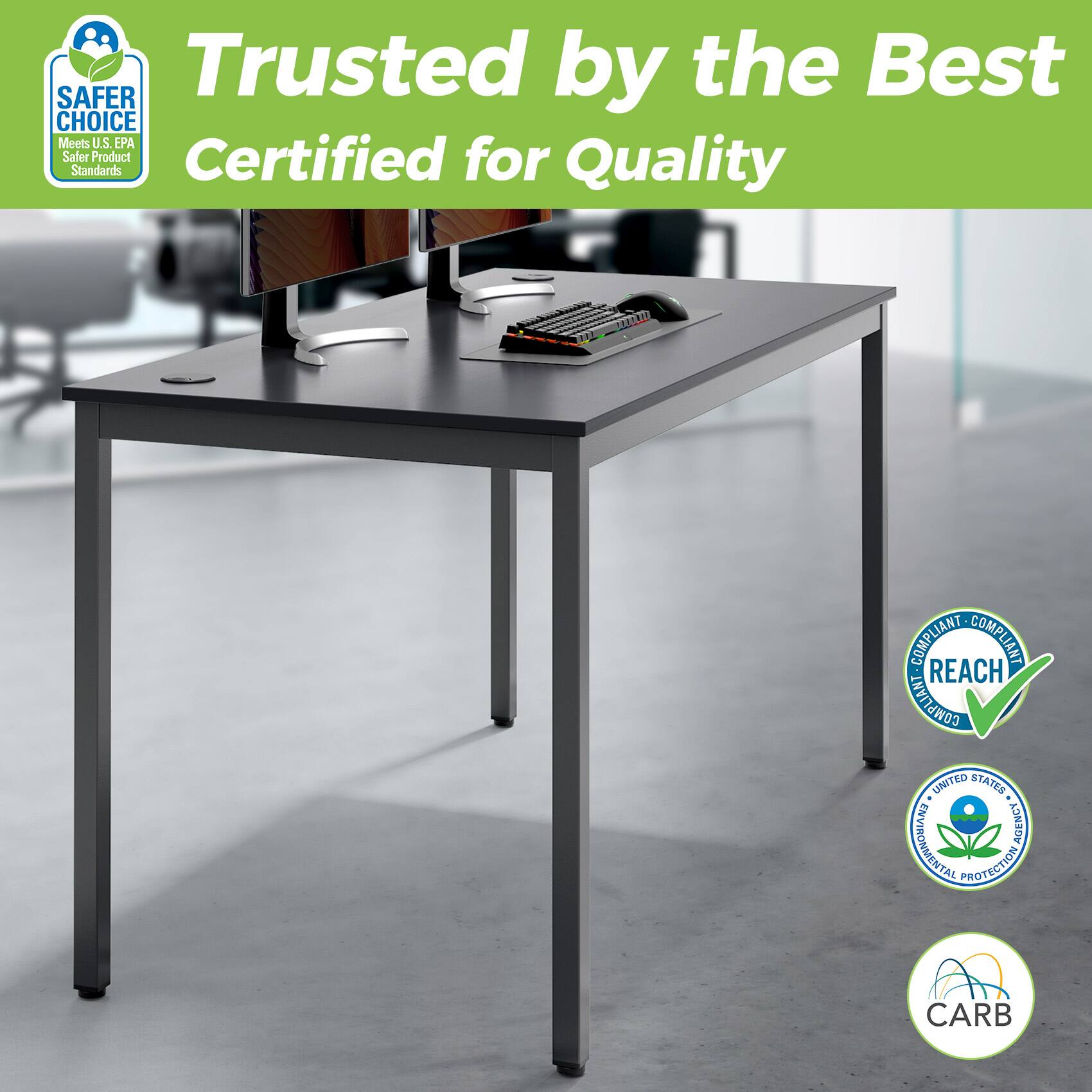 SAFER Trusted by the Best CHOICE Meets U.S. EPA Safer Product Certified for Standards Quality REACH COMPLIANT UNITED STATES ENVIRONMENTAL PROTECTION AGENCY CARB