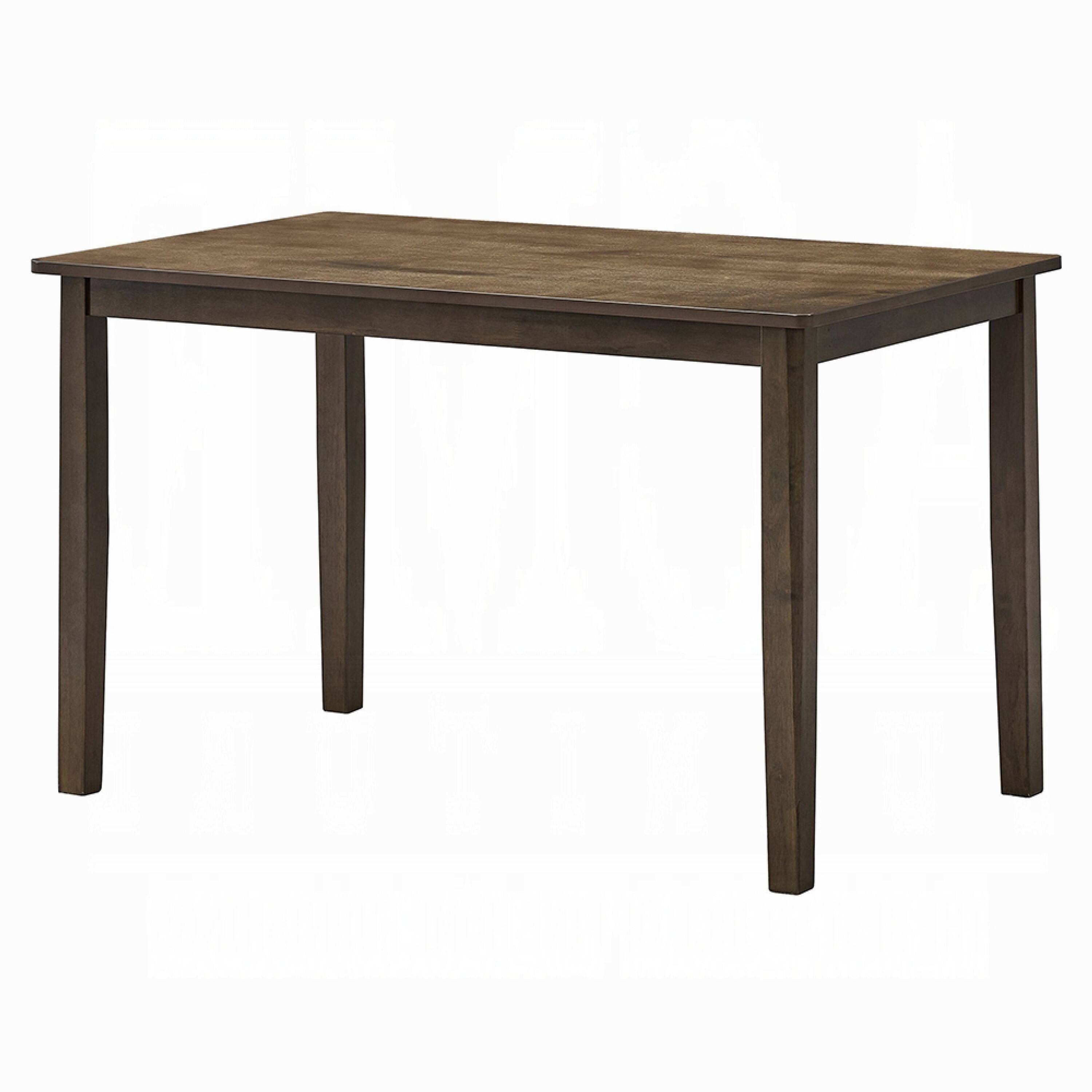 Alt View 2. Manhattan Lane - Dexy Dining Table, 47 Inch Rectangular Top, Farmhouse Walnut Brown - Walnut Brown.