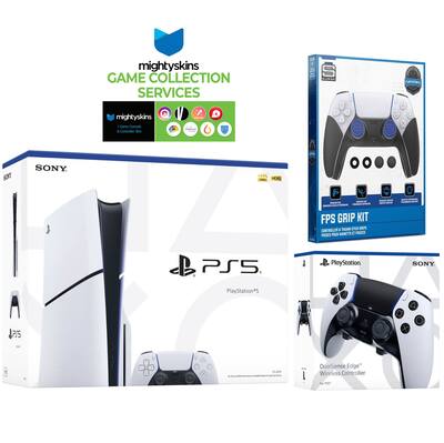 PlayStation 5 Slim Disc with Extra Edge Controller, FPS Grip Kit PlayStation 5 Slim Disc with Extra Edge Controller, FPS Grip Kit