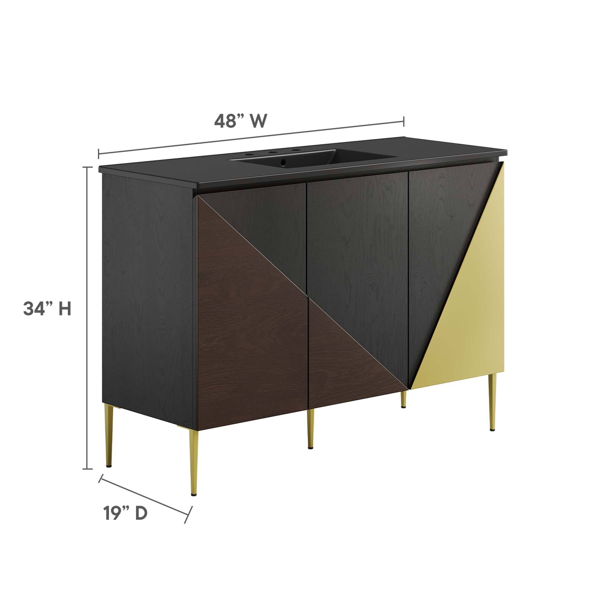 48" W x 34" H x 19" D