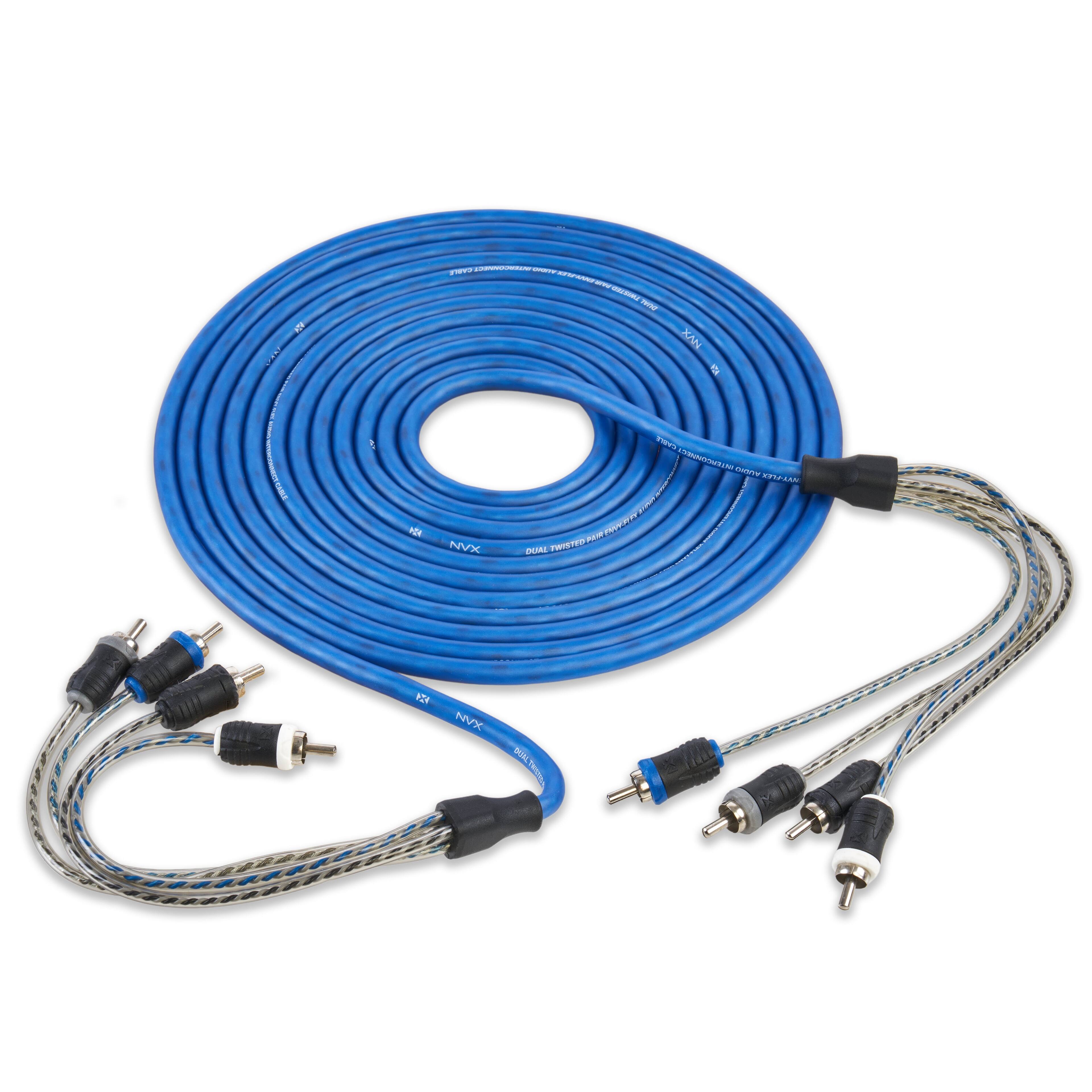 NVX XKIT84 True 8 Gauge AWG 100% OFC Complete Amplifier Wiring Kit